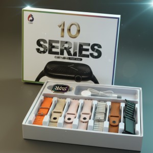 S30 Promax 10 Series Smart Watch – 7 Straps