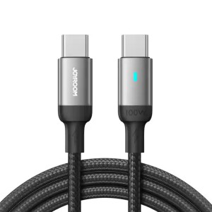 Joyroom S-CC100A10 100W Nylon Type-C To Type-C Cable 1M
