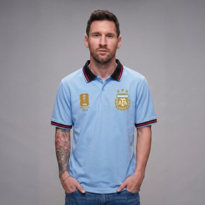 Premium Jersey Polo Shirt - FIFA World Cup 2026 Argentina Edition
