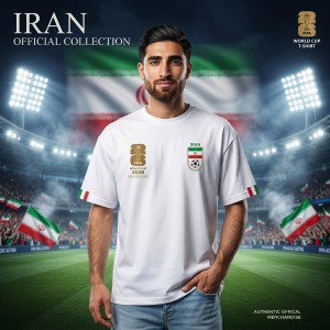 Premium Iran Fan Edition Drop Shoulder White Color