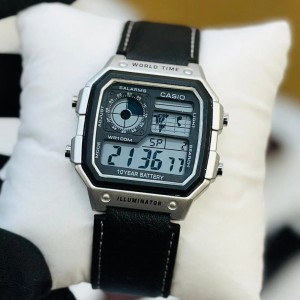 CASIO ILLUMINATOR LEATHER STRAP PREMIUM WATCH
