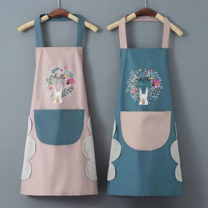 Waterproof And Oil- resistant Apron For Kitchen
