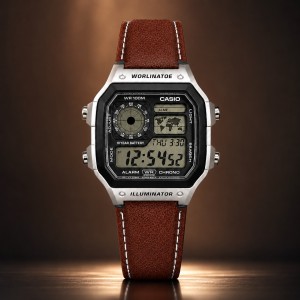 CASIO ILLUMINATOR LEATHER STRAP PREMIUM WATCH