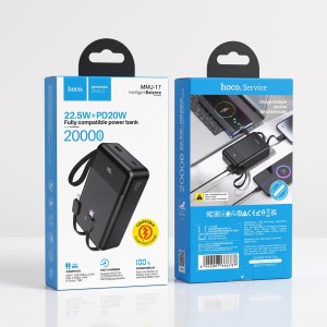 Hoco MMJ-17 Fast Charging Power Bank 20000mAh (22.5W + PD 20W) | Premium Portable Charger