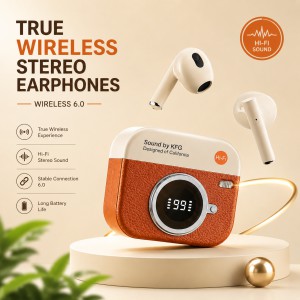 Q86 Retro Camera Design TWS Bluetooth Earbuds