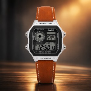 CASIO ILLUMINATOR LEATHER STRAP PREMIUM WATCH