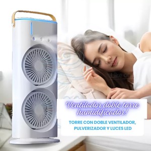 Rechargeable 𝐏𝐨𝐫𝐭𝐚𝐛𝐥𝐞 𝐋𝐢𝐠𝐡𝐭 𝐇𝐮𝐦𝐢𝐝𝐢𝐟𝐢𝐞𝐫 𝐃𝐨𝐮𝐛𝐥𝐞-𝐞𝐧𝐝𝐞𝐝 𝐒𝐩𝐫𝐚𝐲 𝐅𝐚𝐧