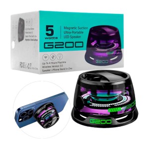 g200 Magnetic Suction Ultra-Portable LED Speaker