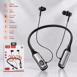 ZT Plus 200 Hours Wireless Headset Neckband