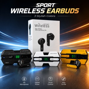 K8 Sport Wireless Earbuds (Any-Colour)
