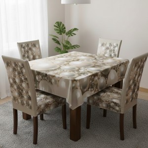 China Premium 3D Print Table Cloth Set