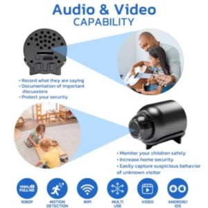 Rechageable GFOUK™ Minieye Nanny Cam Full HD