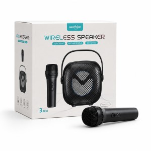 GREATNICE Bluetooth, USB, SD Card, FM Radio & Mic Supported Wireless Speaker