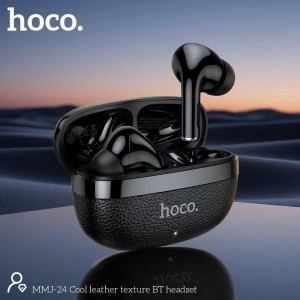 Hoco MMJ-24 Wireless Headset – Bluetooth 6.0 Hi-Fi Audio Neckband & Earphone with Touch Control, 10mm Driver & Long Battery Life