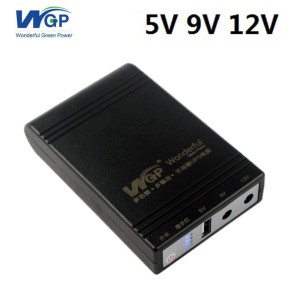WGP Mini UPS 10400mAh for WiFi Router – 12V Input, Multi-Voltage Output (5V/9V/12V) Uninterruptible Power Supply with Smart Safety Protection