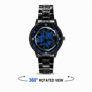 Wheel Rim Rotating Watch