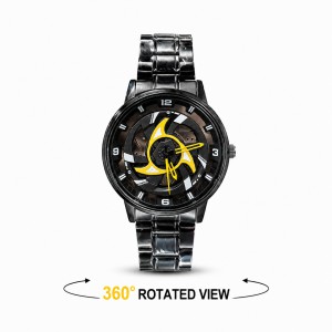 Wheel Rim Rotating Watch