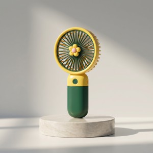Handheld Portable Desktop Mini Fan – USB Rechargeable Pocket Sports Fan with 3 Speed Levels, Ultra-Quiet Motor, Lanyard & Versatile Indoor-Outdoor Use