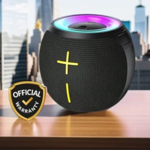 Awei KA19 Portable Wireless Bluetooth Speaker – 360° Surround Stereo Sound, Bluetooth 5.3, 12W Power, IPX4 Waterproof & RGB Ambient Light