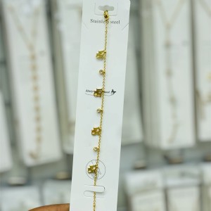 Premium stainless steel Dior-inspired bracelet