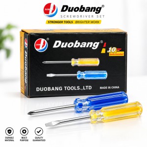 Duobang Tools Transparent Handle Screwdriver Set – Bulk Box Pack 30 Pcs High Quality Car Repair & Hand Tools for Professional and Household Use