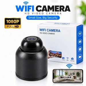 GFOUK™ Minieye Mini Nanny Cam Full HD – Tiny Wireless Spy Camera with 1080P Live Mobile App Monitoring, 2.4G WiFi & 128GB MicroSD Support for Home & Office Security