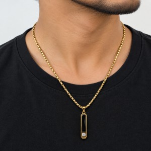 Premium Stainless Steel Bar Pendant Chain