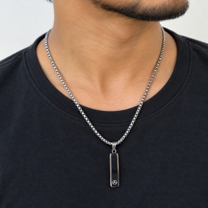 Premium Stainless Steel Bar Pendant Chain