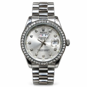 Rolex Quartz Movement Stainless Steel Analog Watch for Men