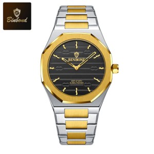 BINBOND 818 Stainless Steel Quartz Fashionable Premium Watch