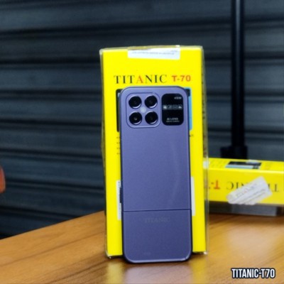 70 Luxury Slim Design-2.4 Display- 4sim -powerful torch-2200mah Fix Big Battery-1 years warranty-DARK BLUE