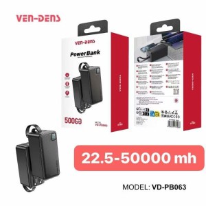 VEN-DENS 50000mAh Fast Charging Power Bank VD-PB063