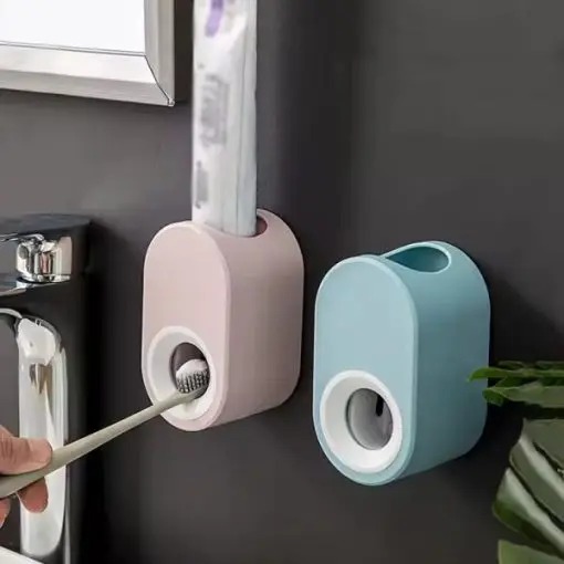 Automatic Toothpaste Dispenser Wall Mount Toothpaste Squeezer || 12376