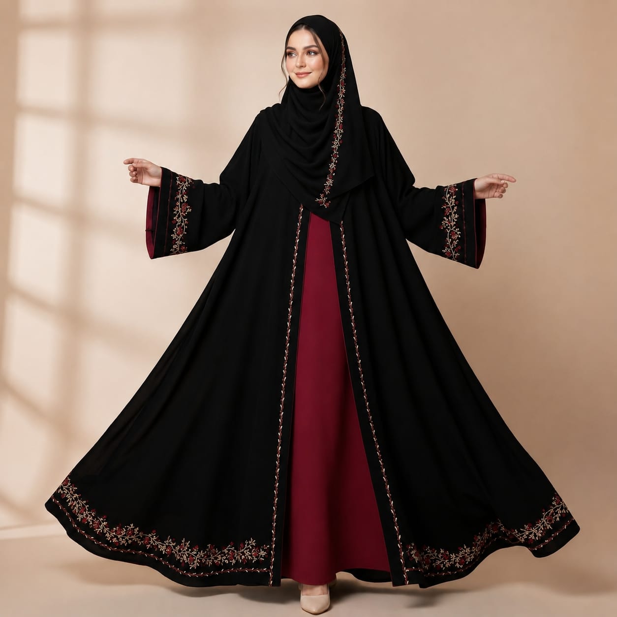 Premium Embroidery Two-Piece Koti Set for Women - ছবি 1